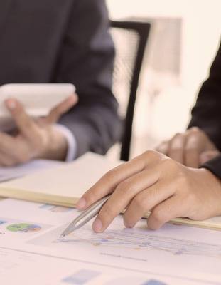 Investment professional signing transaction documents